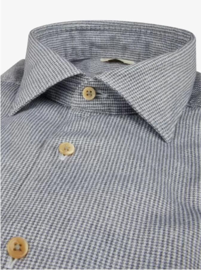 Stenströms Casual Fitted Body Overhemd Lange Mouw Gray Heren - Foto 3