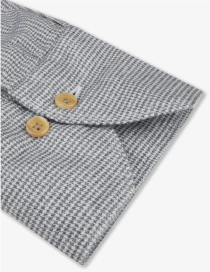 Stenströms Casual Fitted Body Overhemd Lange Mouw Gray Heren - Foto 2