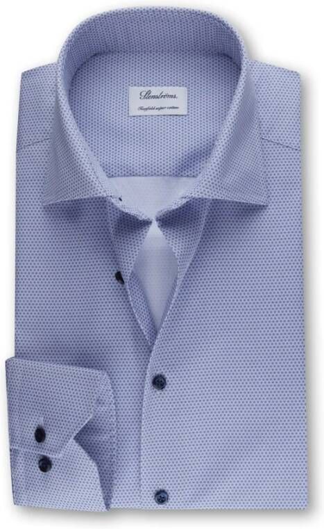 Stenströms Casual Overhemd Blauw Heren