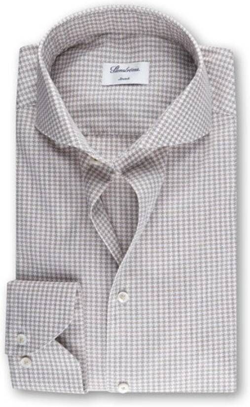 Stenströms Casual Shirts Bruin Heren