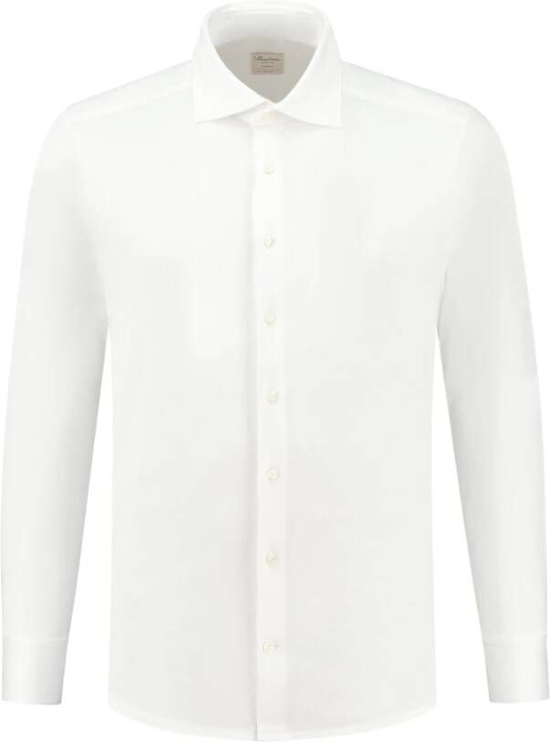 Stenströms Jersey shirt Slimline Wit Heren