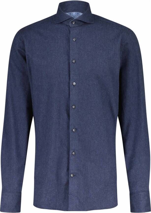 Stenströms Klassieke Katoenen Overhemd Slim Fit Blue Heren
