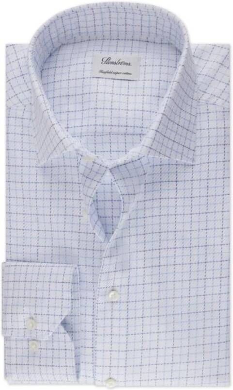 Stenströms SlimLine 75 Stijlvol Overhemd Blauw Heren
