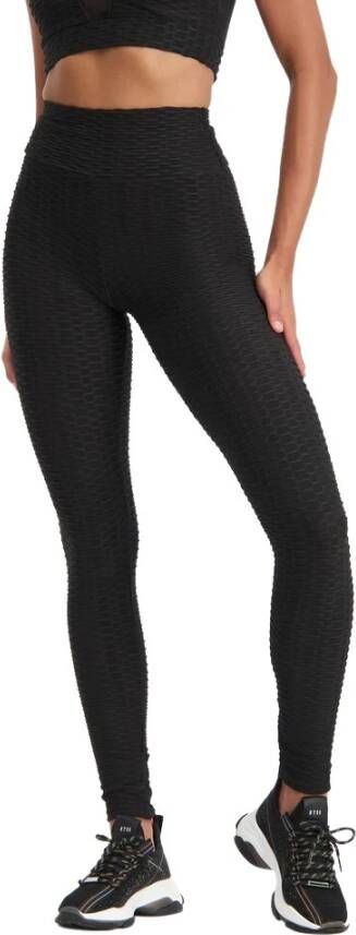 Steve Madden Gekreukelde Maximize Leggings Zwart Dames