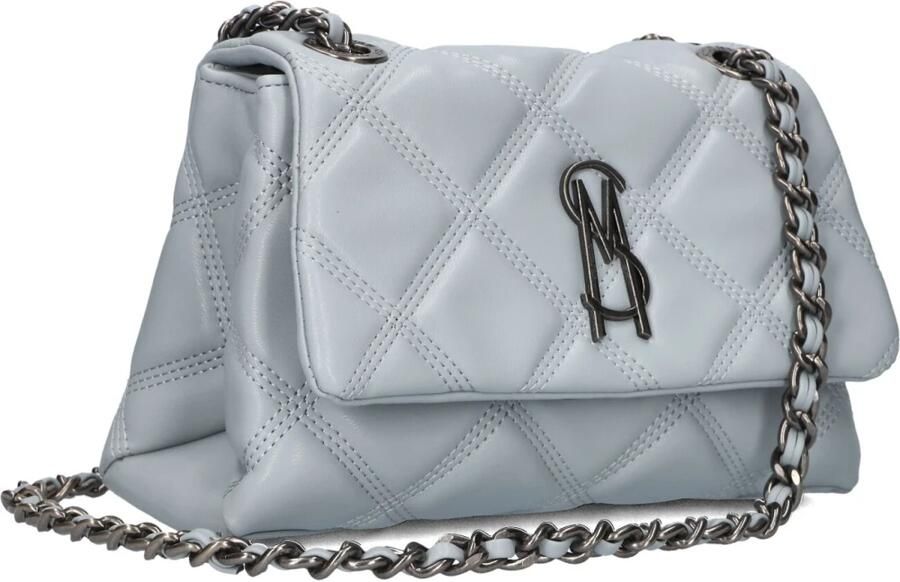 Steve Madden Grijze Lederlook Schoudertas Bvolturi Gray Dames