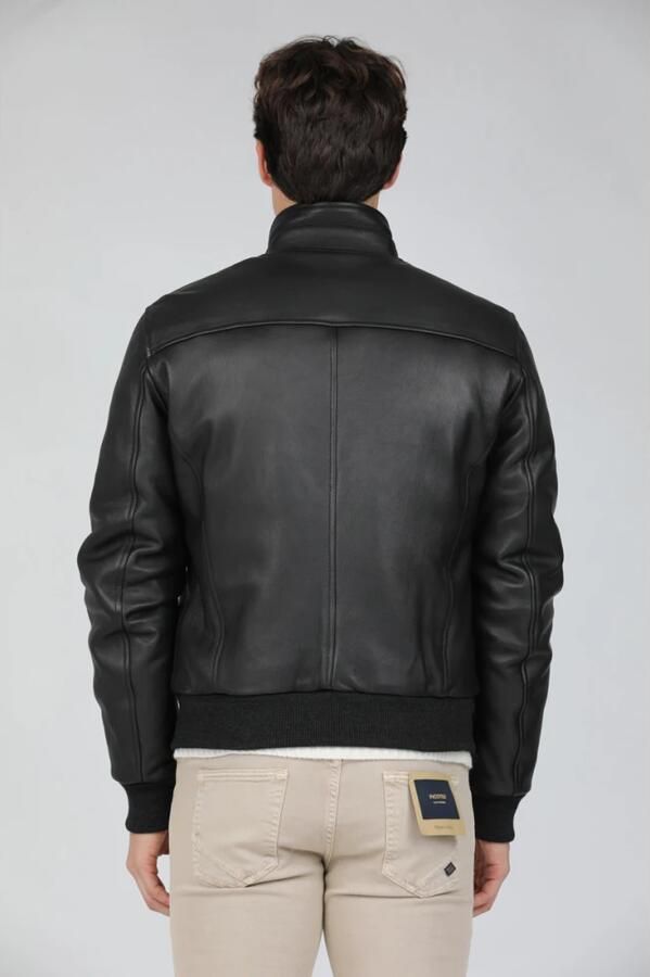 Stewart Grijze Wolk-Omega Lam Donsjas Black Heren - Foto 5