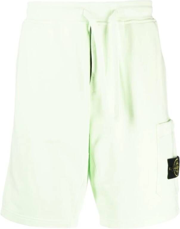 Stone Island Casual Shorts Groen Heren