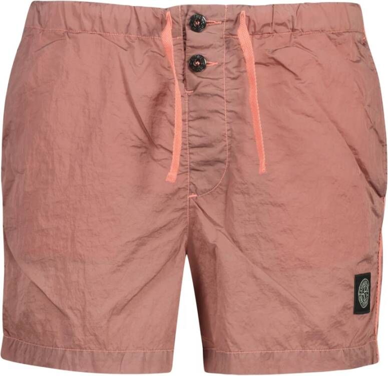 Stone Island Casual Shorts Roze Heren