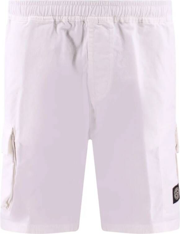 Stone Island Casual Shorts Wit Heren