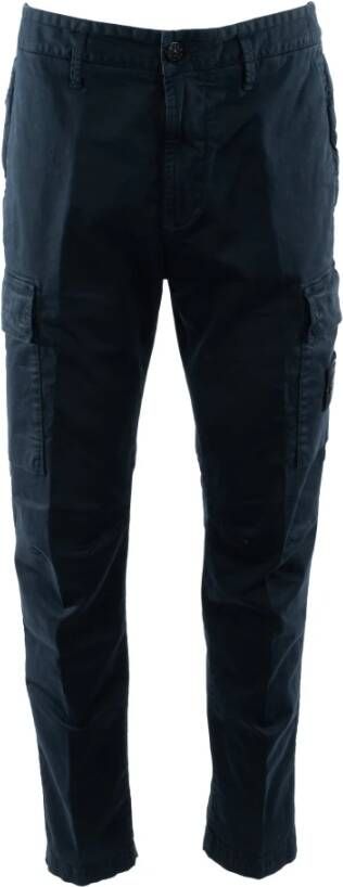 Stone Island Chinos Blauw Heren