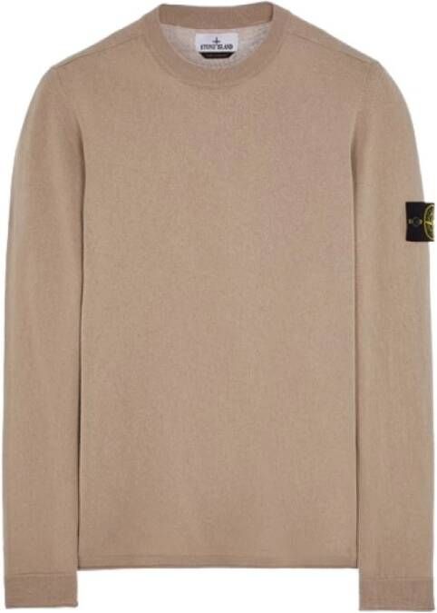Stone Island Grijze Geribbelde Sweatshirt voor Heren Grijs Heren