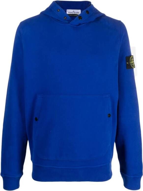 Stone Island Truien met steenmotief Blue Heren