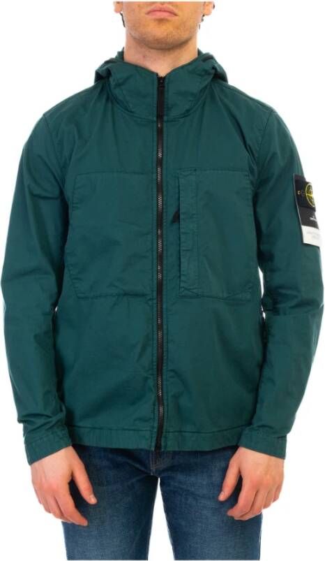 Stone Island Stijlvolle Lichtgewicht Jas voor Heren Green Heren