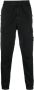 Stone Island Zwarte Tapered Sweatpants met Trekkoord in de Taille Black Heren - Thumbnail 1