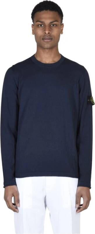 Stone Island Knitwear Blauw Heren