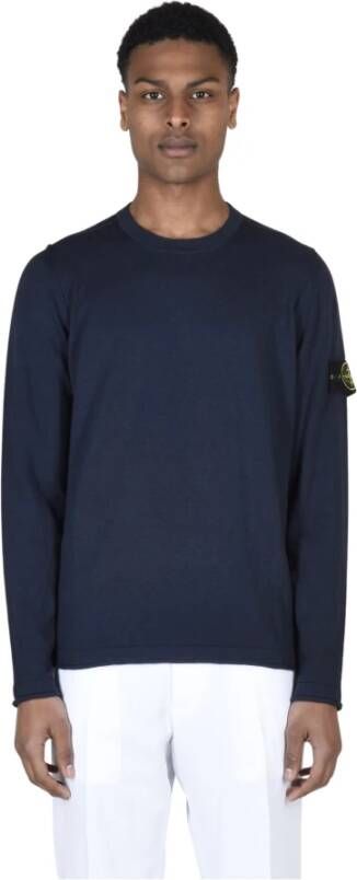 Stone Island Truien met ronde hals Blauw Heren