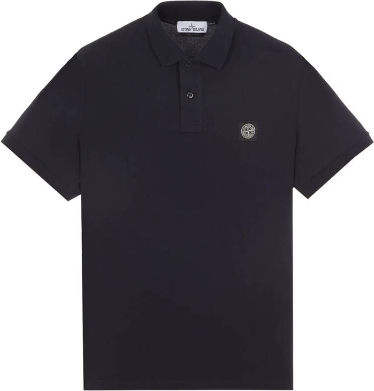 Stone Island Slim Fit Polo Shirt Blue Heren