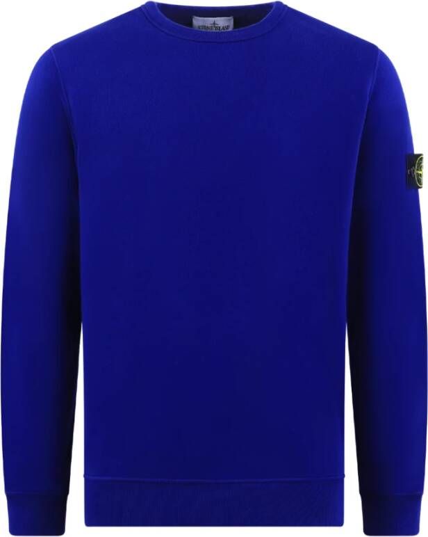 Stone Island Premium Heren Sweatshirt Stijlvolle Upgrade Blauw Heren