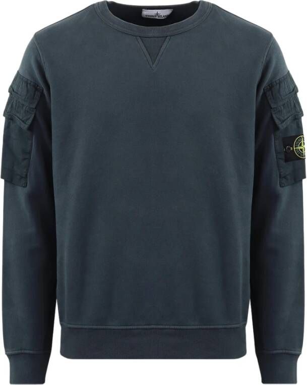 Stone Island Stijlvolle Upgrade Sweatshirt voor Heren Gray Heren
