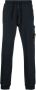 Stone Island Navy Blue Sweatpants met Logo Borduursel Blue Heren - Thumbnail 3