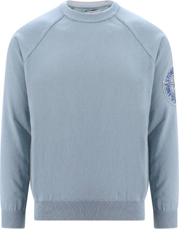 Stone Island Sweatshirt Blauw Heren