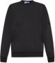 Stone Island Tijdloze zwarte sweatshirt met iconisch logo embleem Black Heren - Thumbnail 1