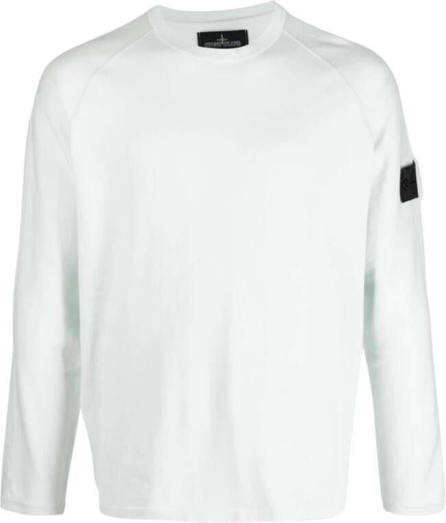 Stone Island Shadow Project Licht Katoenen Trui Blue Heren