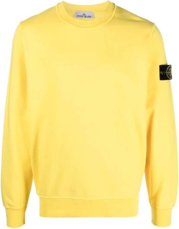 Stone Island Sweatshirts Geel Heren