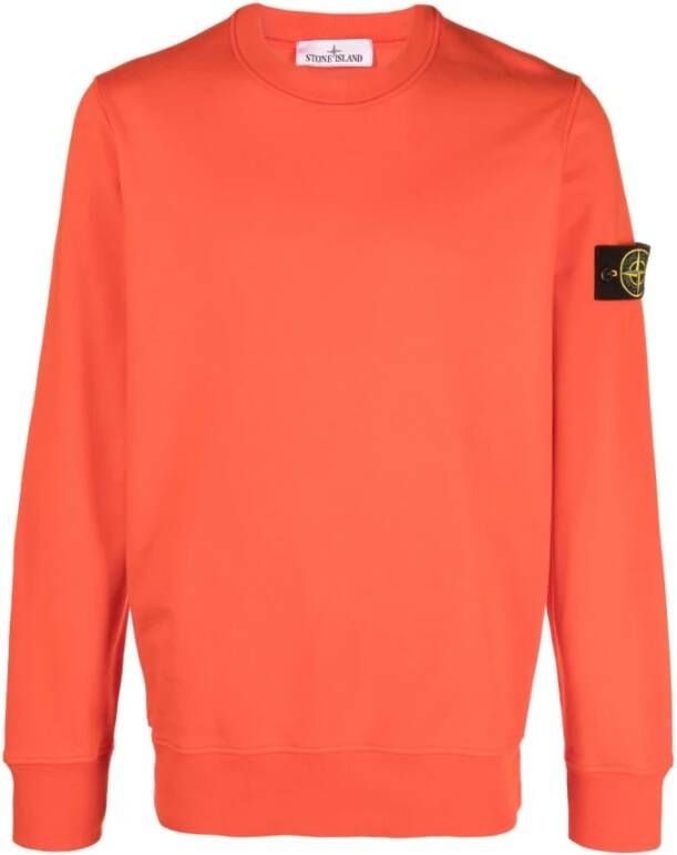 Stone Island Oranje Truien Orange Heren
