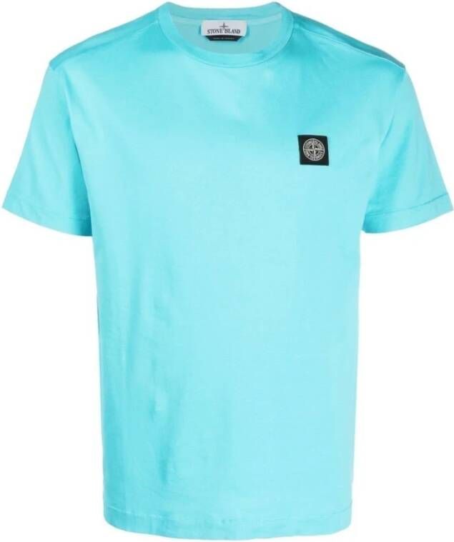 Stone Island T-shirt Blauw Heren