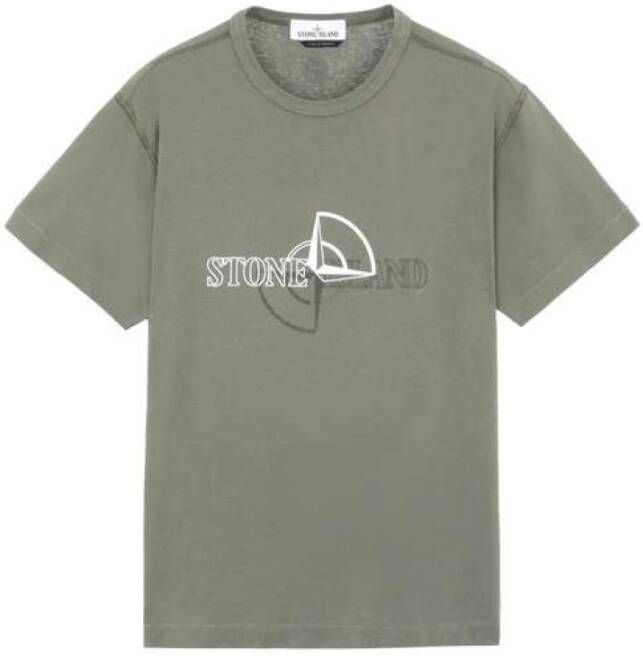 Stone Island T-shirt Grijs Heren