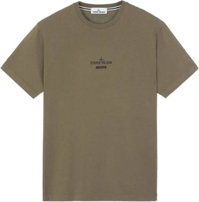 Stone Island T-shirt Groen Heren