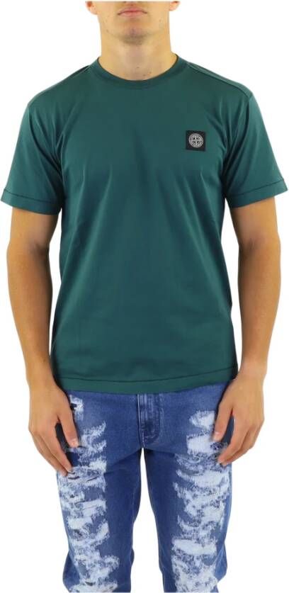 Stone Island T-shirt Groen Heren