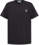 Stone Island T-shirt met logo Black Heren - Thumbnail 1