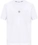 Stone Island Wit Katoenen T-shirt Ronde Hals Korte Mouwen White Heren - Thumbnail 1