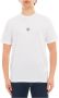 Stone Island Wit Katoenen T-shirt Ronde Hals Korte Mouwen White Heren - Thumbnail 3