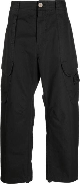 Stone Island Trousers Zwart Heren