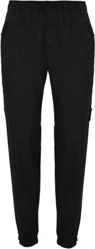 Stone Island Trousers Zwart Heren