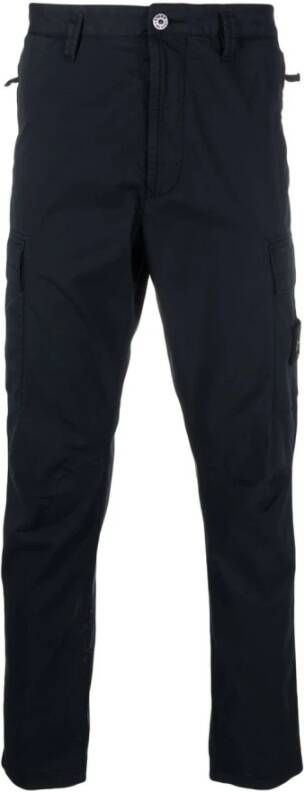 Stone Island Trousers Zwart Heren