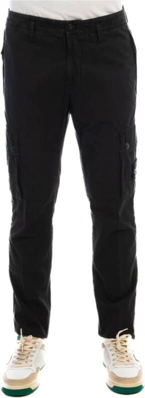Stone Island Trousers Zwart Heren