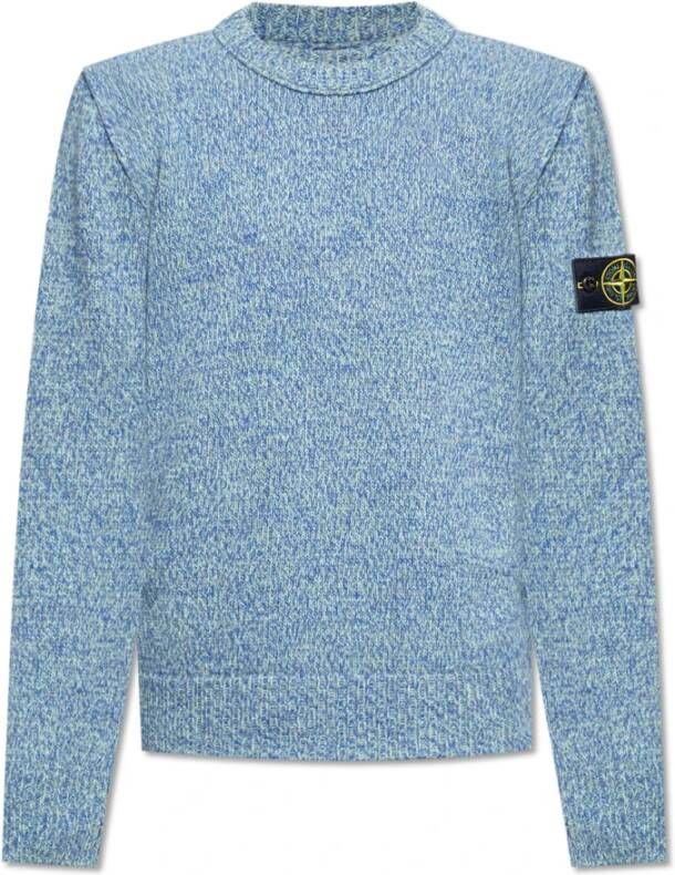Stone island trui baby blauw sale