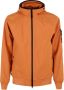 Stone Island Winddichte jas met elastische capuchon en ritssluiting Orange Heren - Thumbnail 1