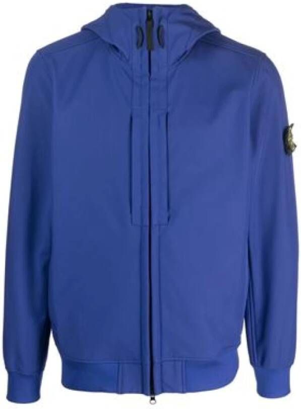 Stone Island Blauwe jassen Blue Heren