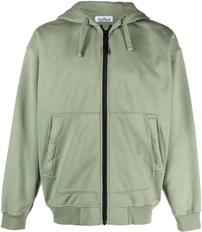 Stone Island Zip-throughs Groen Heren