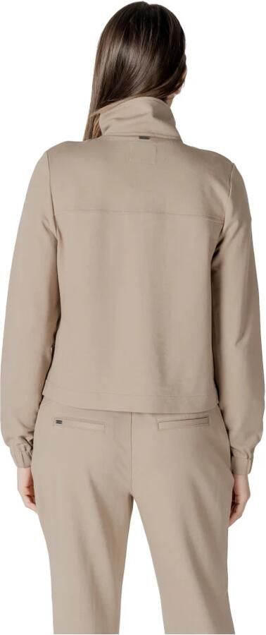 Street One Beige Blazer met rits en zakken Beige Dames
