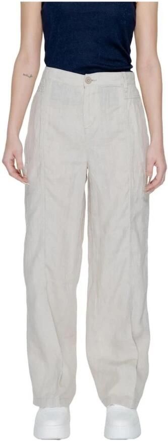 Street One Stijlvolle Beige Linnen Broek met Zakken Beige Dames - Foto 5