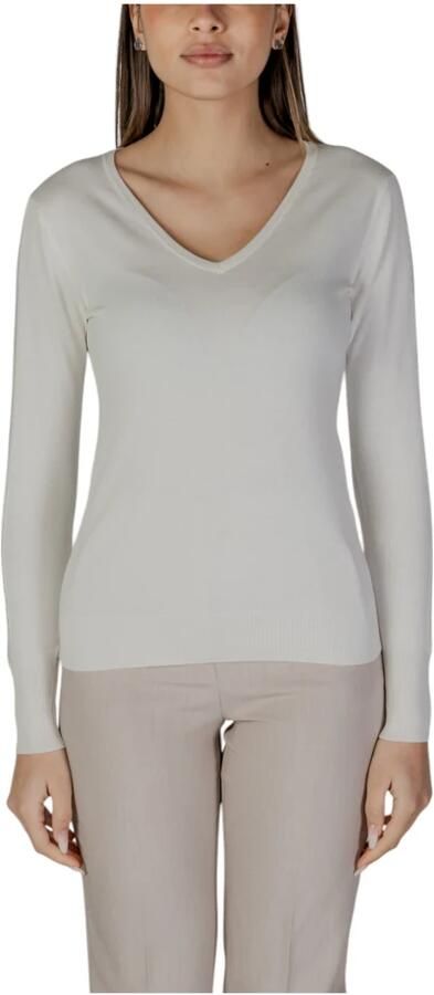 Street One Beige V-hals Gebreide trui voor Vrouwen Beige Dames - Foto 2