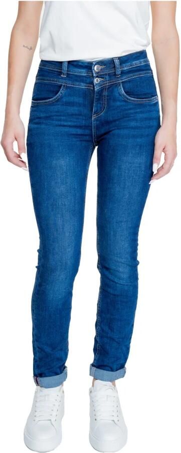 STREET ONE High-waist jeans Style Jane met elastaan in slim fit - Foto 3