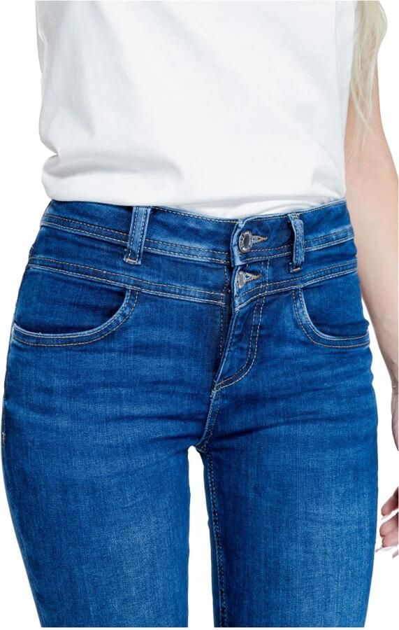 STREET ONE High-waist jeans Style Jane met elastaan in slim fit