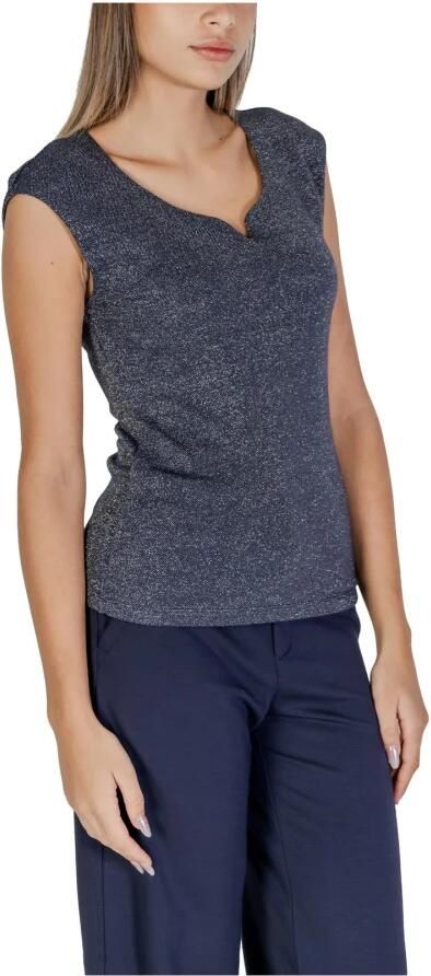 Street One Blauwe Viscose Tops & T-Shirt Blue Dames - Foto 2